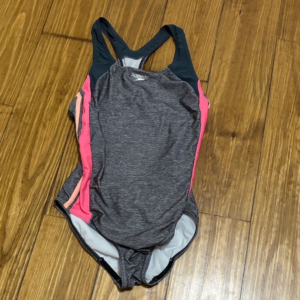 Speedo Size 14 Girl’s Infinity Splice One Piece - Picture 2 of 5